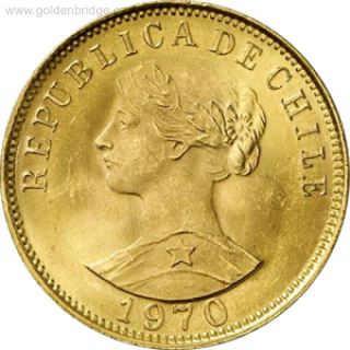 50 Pesos Chile Liberty